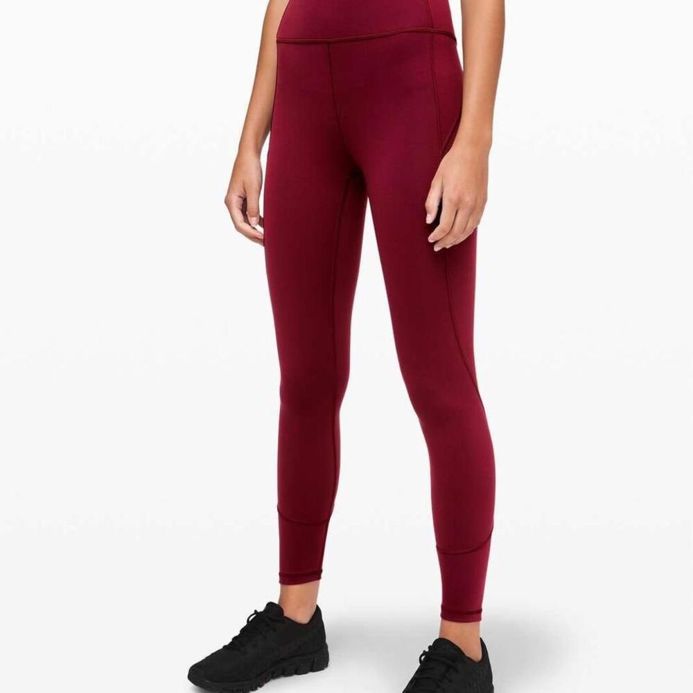 lululemon athletica High-Rise Leggings in Burgundy